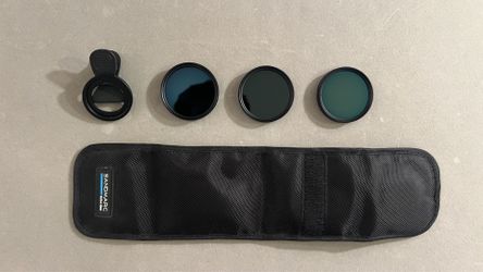 Sandmarc Clip-On Circular Camera Lens Filter with Case