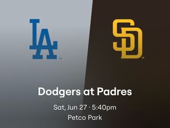 Padres vs Dodgers