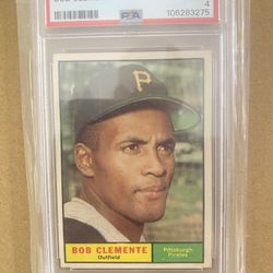 1961 Topps Roberto Clemente PSA 4