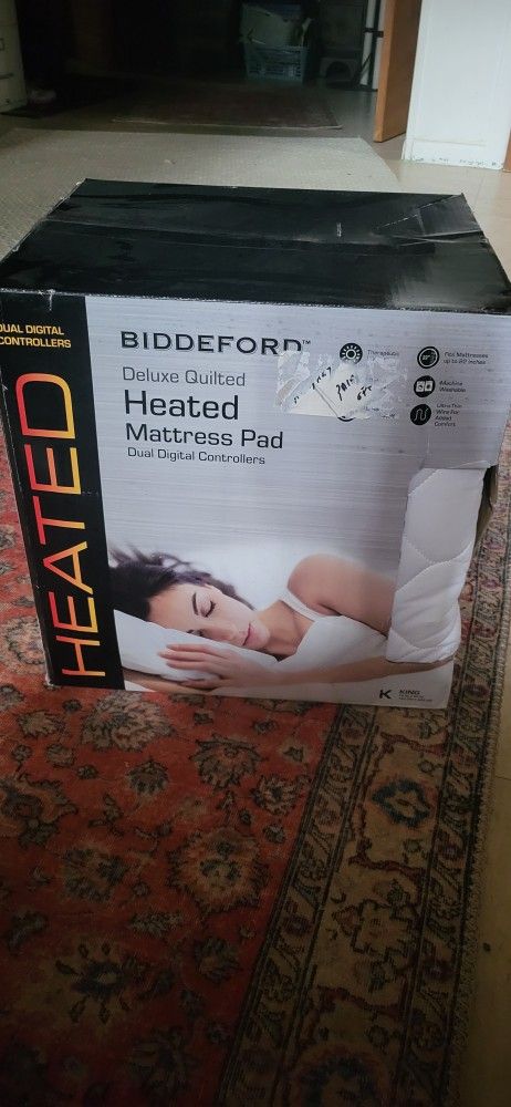 Heated Mattress Bed Topper New In Box