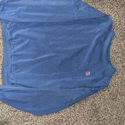 Vintage George Norman Baby Blue NFL Windbreaker (XXL)