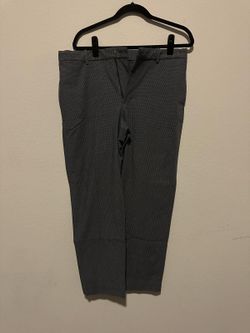 Mens Gray Dress Pants Size Large Waist 33-36