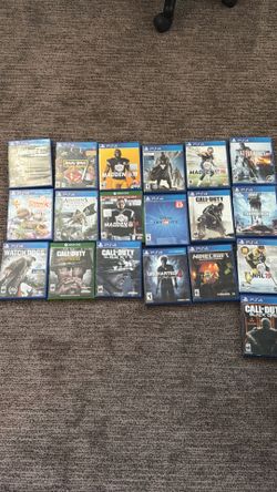 Ps4 and xbox one games