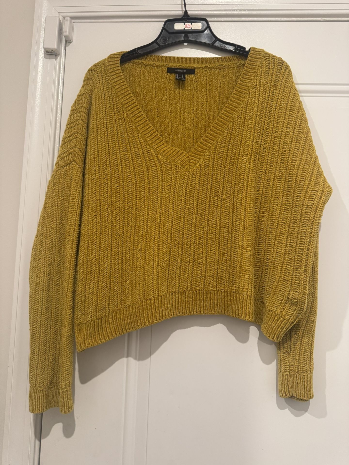 Forever 21 Mustard Sweater