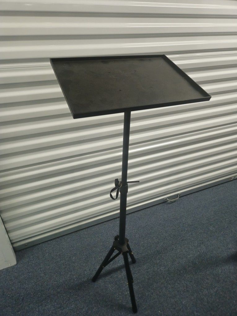 Projector stand...Music note speech stand