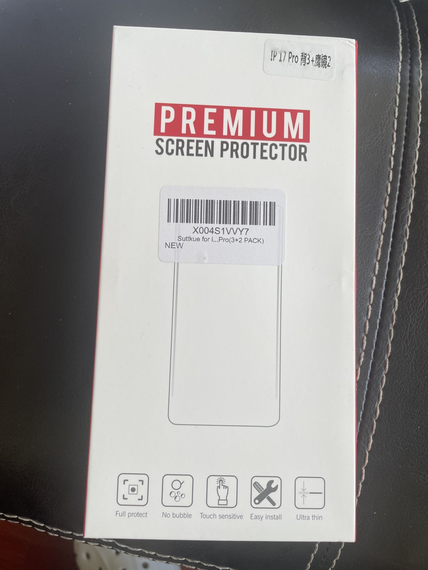  BRAND NEW! 3 pack of Back Screen Protector with 2 pack of Camera Lens Protector
