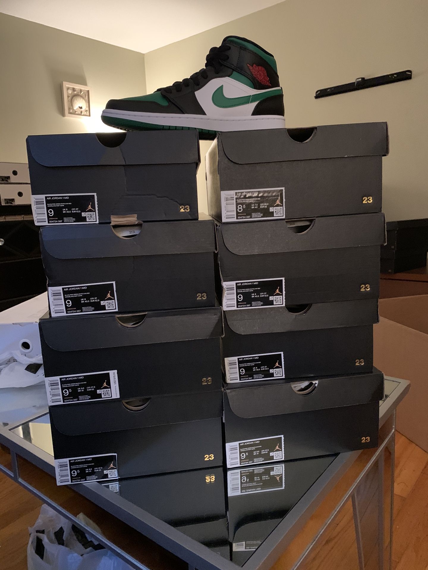 Jordan 1 mid green toe,All Products : American Fashion Style Bags On Sale