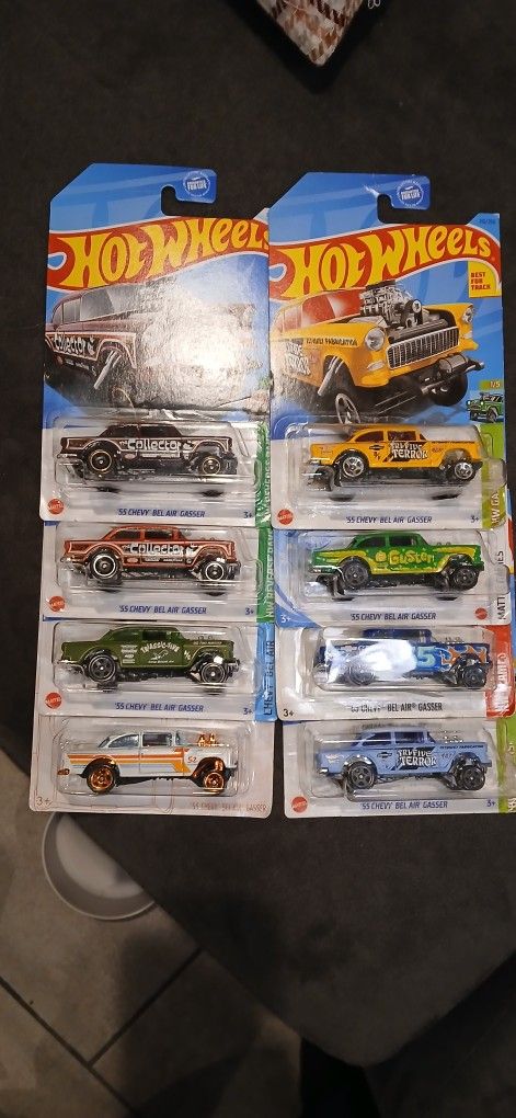 Hot Wheels Bel Air Gasser Lot Of 11