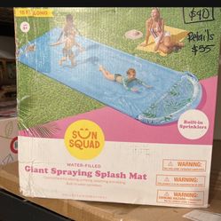 Giant Spraying Splash Mat 15 Ft
