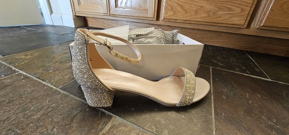 David's Bridal Wedding Sandals