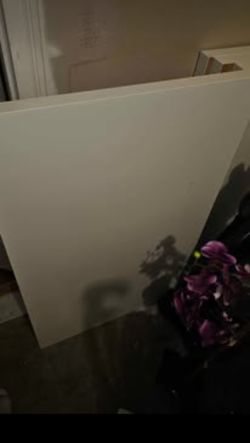 White ikea table