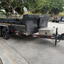Dump trailer 6x12 | 10k GVWR | Aluminum ramps