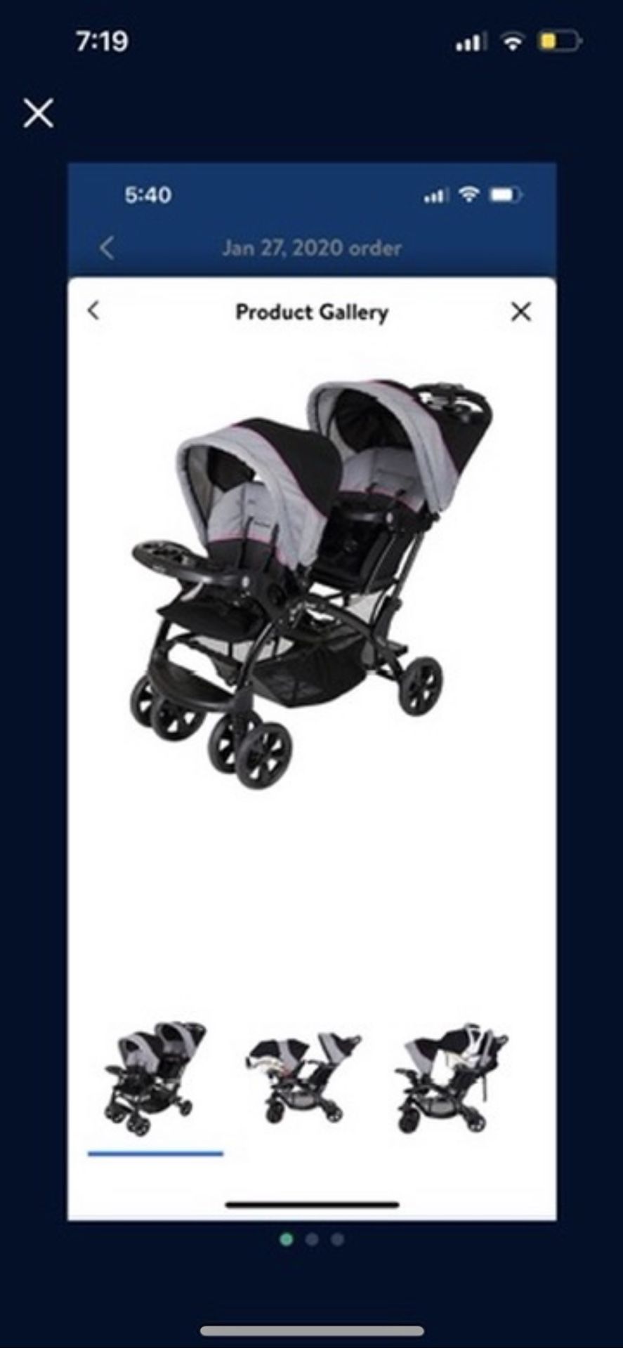 Babytrend Twin Stroller 