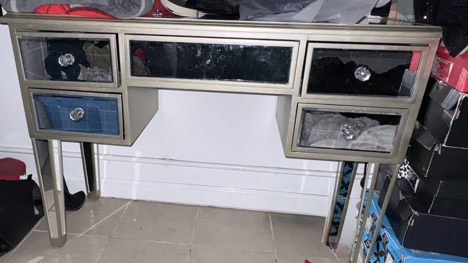 Mirrored Vanity