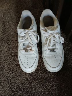 White Aire Force Ones