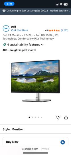 Dell P2425H 24" Full HD LED Monitor