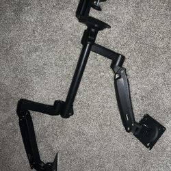 Dual Monitor Stand, Gas Spring Dual Monitor Mount, Monitor Stand 2 Monitors, Ergonomic Adjustable Tilt/Swivel/Rotate, Weight Max 19.8 lbs, VESA 75/100