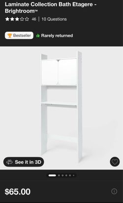 Bathroom shelf / organizer