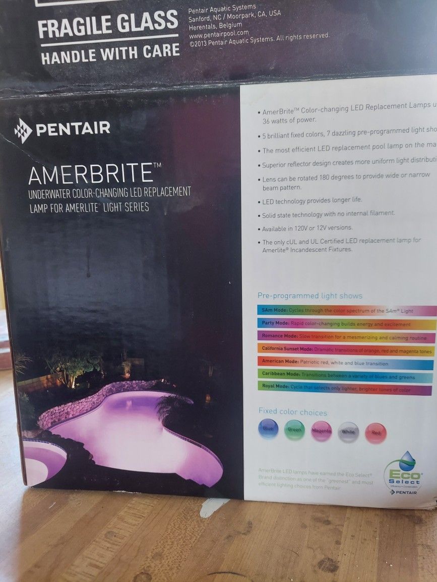 Pentair Amberbrite Pool Light
