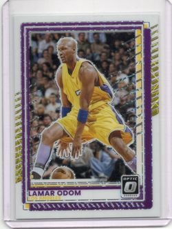 2025/26 Donruss Optic Lamar Odom White Velocity /35