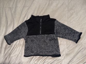 Little Rebels Black & Gray Baby Boy Sweater