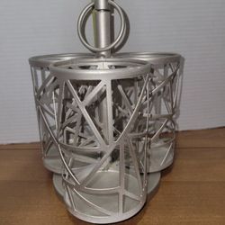 Rotating Kitchen Utensil Holder for Countertop with 3 Compartments