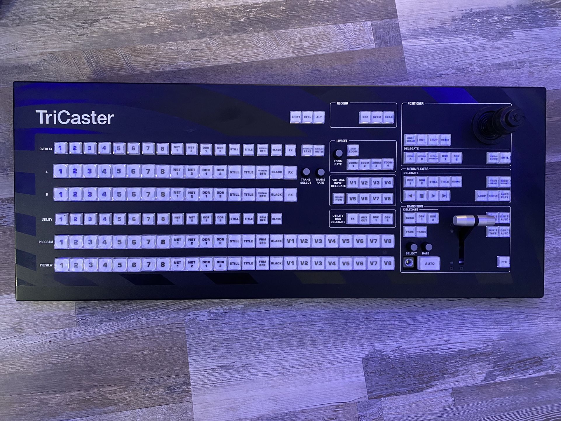TRICASTER NEWTEK TCXD855 C S T.V. Switchboard For multiple Cameras