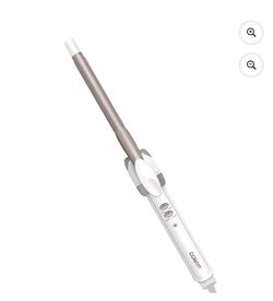 Conair Double Ceramic 1/2" Curling Iron, Creates Tight Curls, For Short to Medium Hair