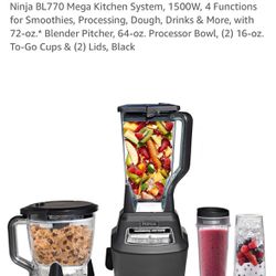 Ninja BL770 Mega Kitchen System, 1500W