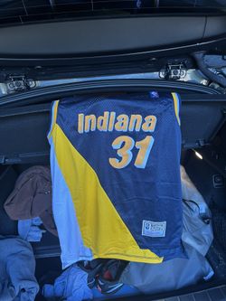 vintage reggie miller jersey size L 