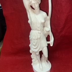 12.5 Inch Alabaster Greek Figurine Imported From Greece (2 available) 