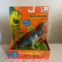 2000 Mattel Disney Dinosaur movie "HeroSaur Aladar" action figure