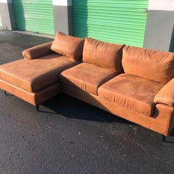  Brown Sectional Sofa 