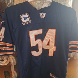 NFL Vintage Authentic Brian Urlacher Captains Jersey