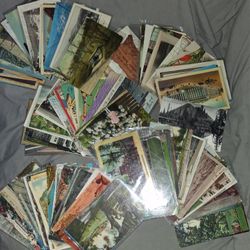 100 U.S.  Vintage Postcards Posted 1(contact info removed)s And Unposted