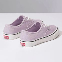VANS Authentic Jersey Lavender Fog Snow Sneakers