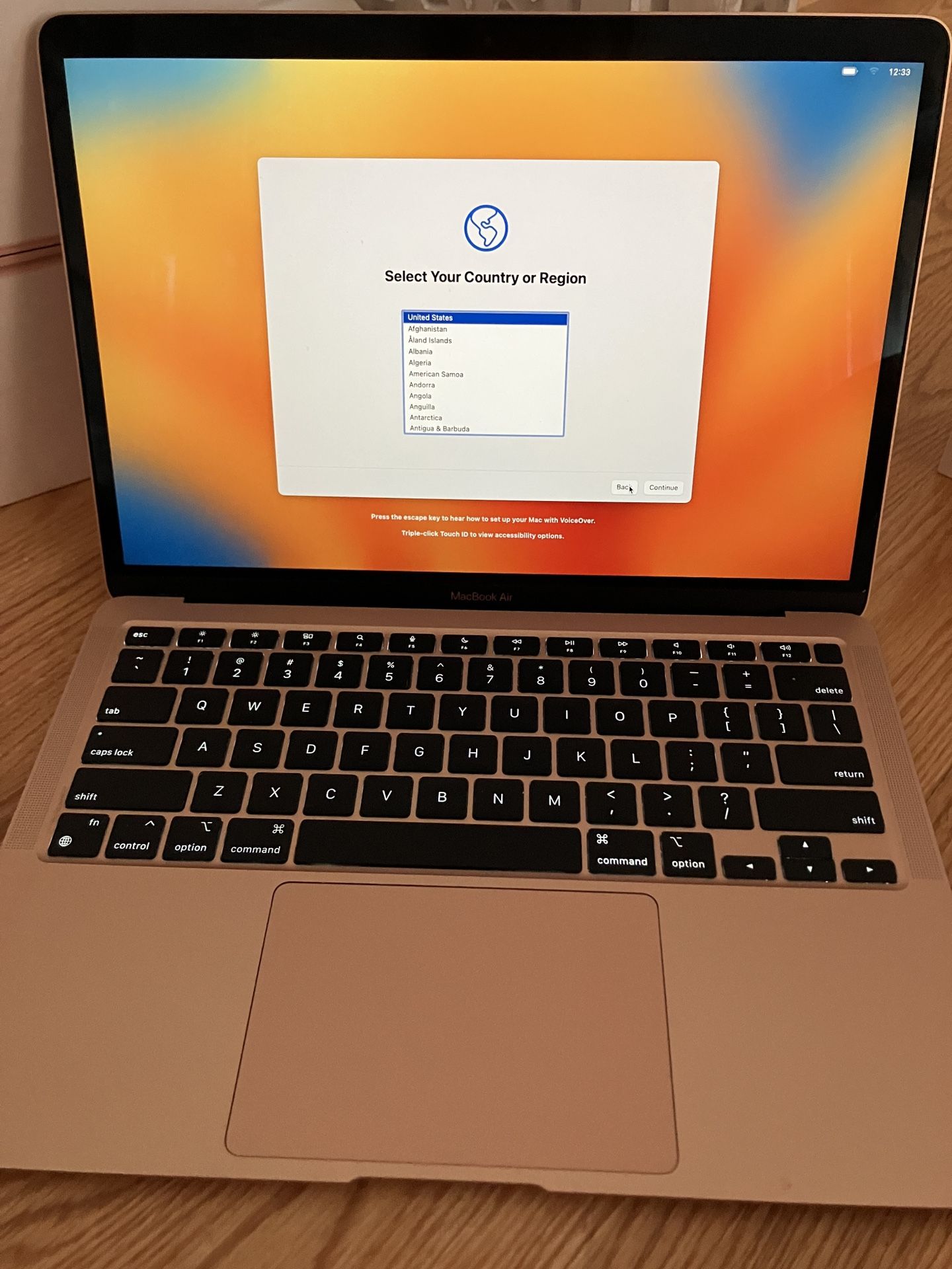 Apple MACBOOK AIR ROSE GOLD