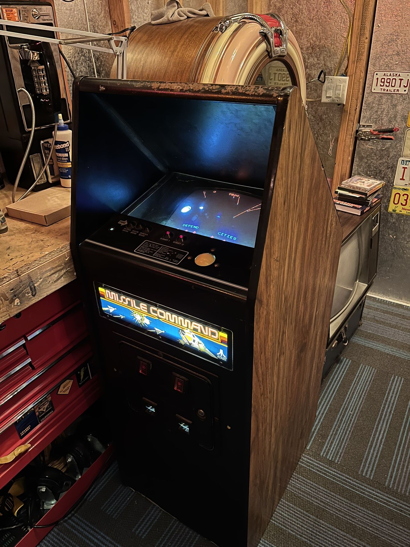 Atari Missile Command Cabaret Arcade Game
