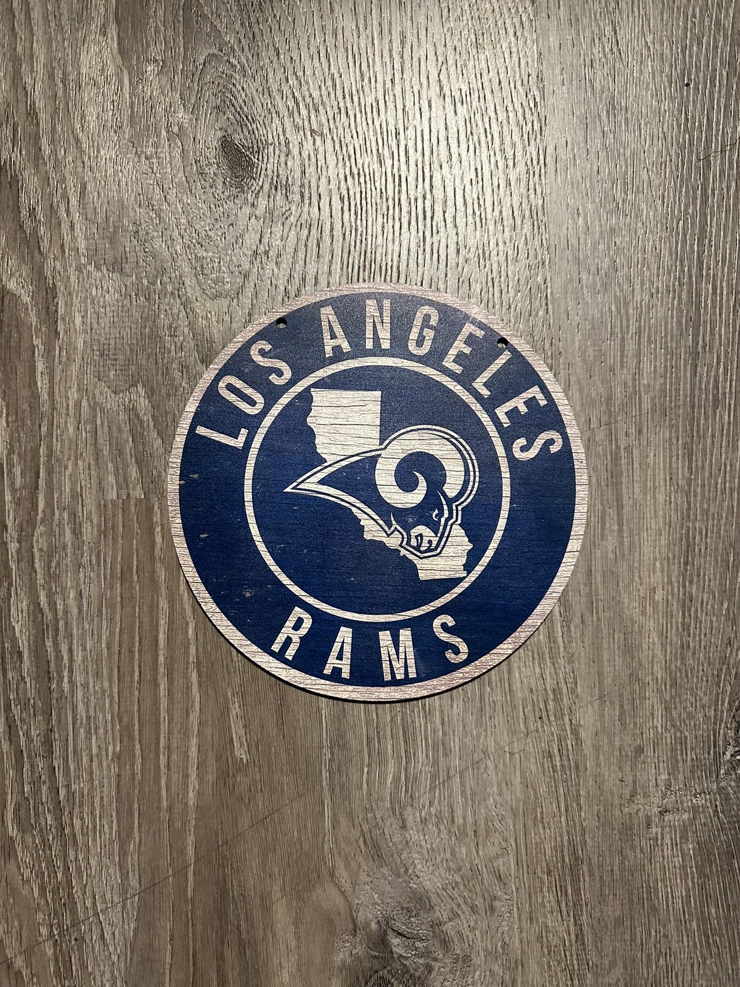 Los Angeles Rams 8” Wood Sign