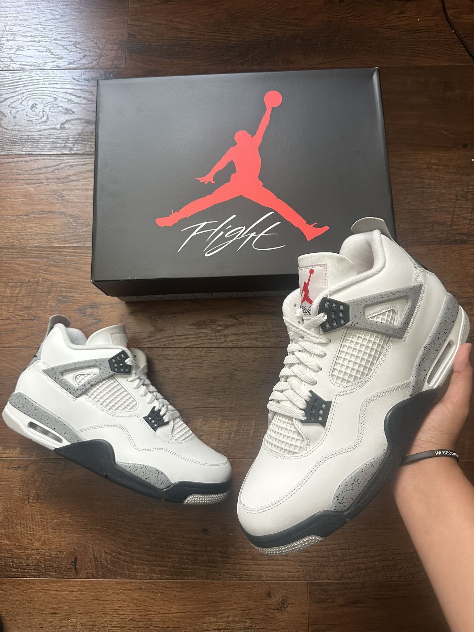 Jordan 4 White Cement *Multiple Sizes In Description*