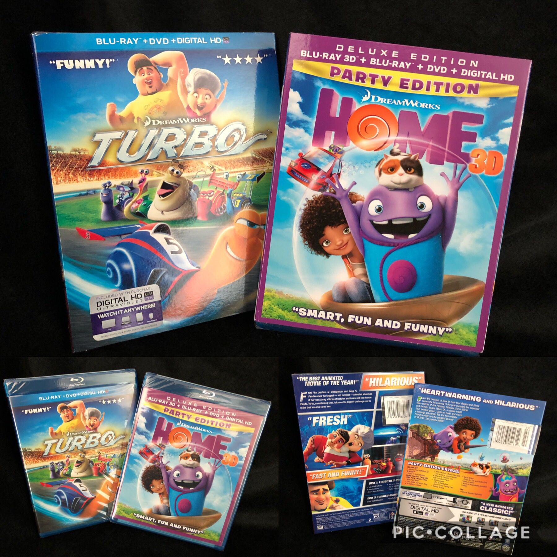 Home and Turbo animated movies