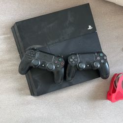 Sony PS4 With Two Controllers