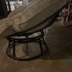Papasan Chair with cushion