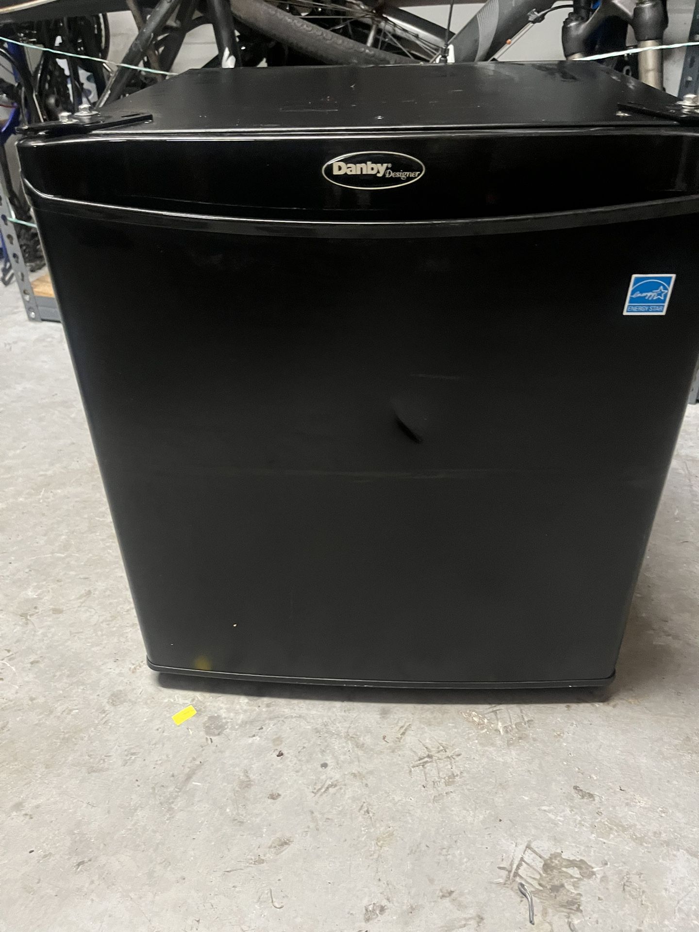 Dandy Mini Fridge With Soda Rack 1.7, New Never Used, Just Got Beat Up In The Move. See Pictures. $75 OBO