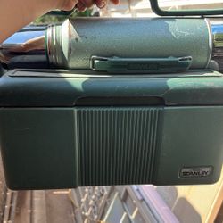 Vintage Stanley Cooler & Thermos Set – Green – Great Condition