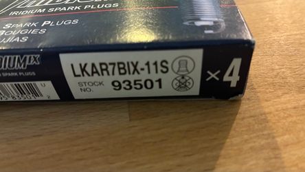 All 8  NGK IX Iridium Spark Plugs 93501 LKAR7BIX-11S