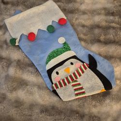 Penguin Christmas Stocking