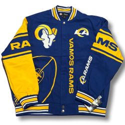 Los Angeles Rams JH Design Twill Full – Snap Jacket
