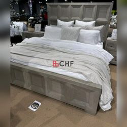 Solid rubberwood  queen  / eastern king size bed frame  ( Mattress Sold Separately )