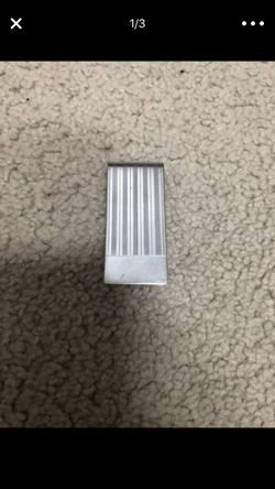 Sterling silver money clip